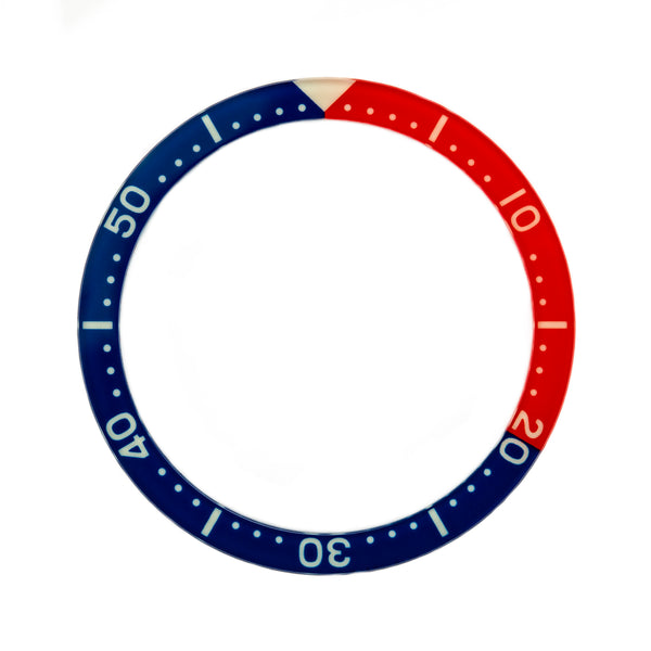 SKX "Seiko Style"-  Lumed Sapphire "Pepsi" Bezel Insert