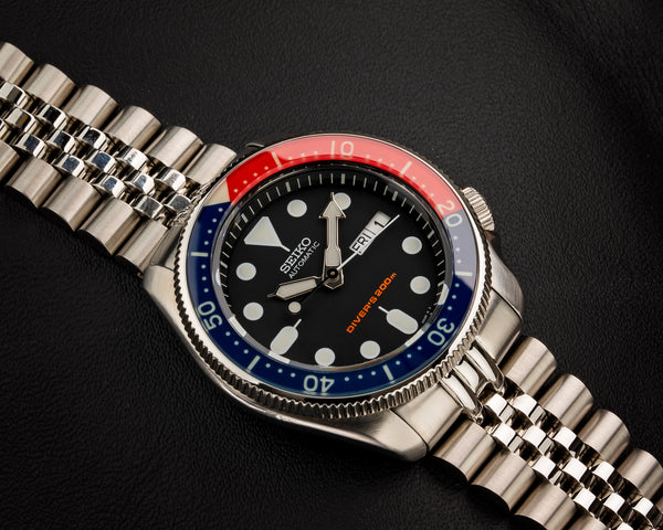 SKX "Seiko Style"-  Lumed Sapphire "Pepsi" Bezel Insert