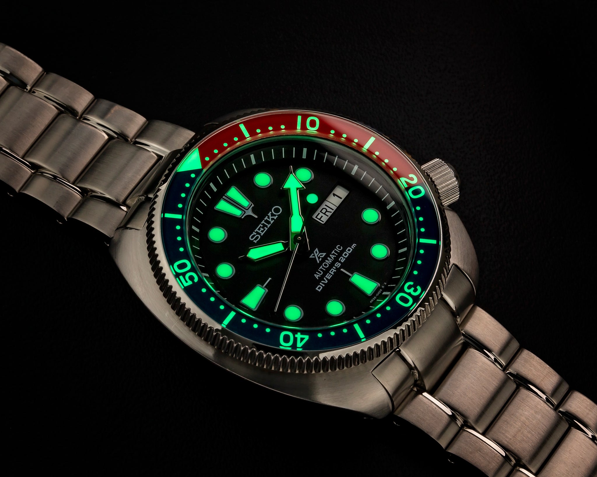 Seiko turtle pepsi bezel insert outlet